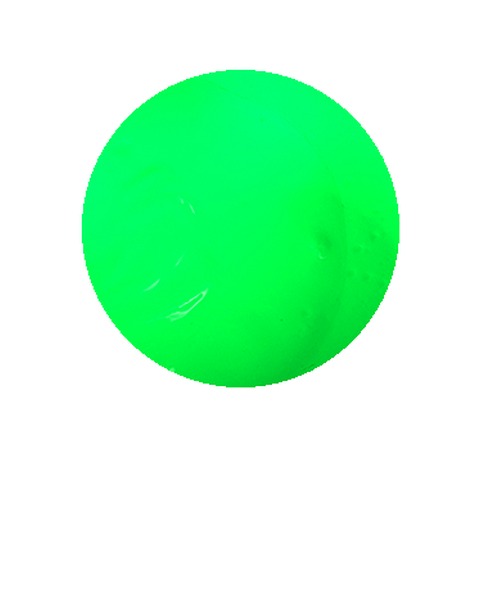 Green pigment paste in metal can