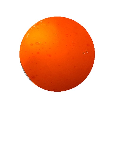 Orange pigment paste in metal can