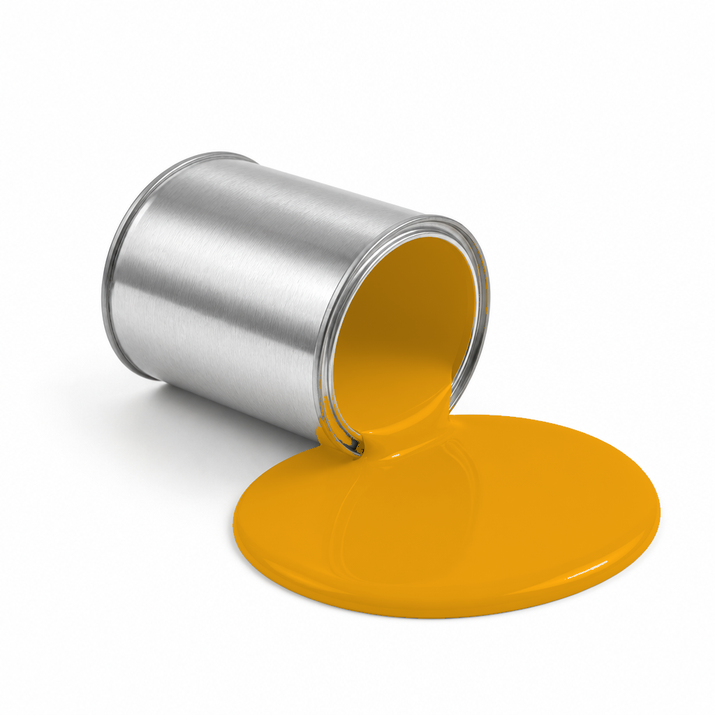 Golden Yellow pigment paste in metal can