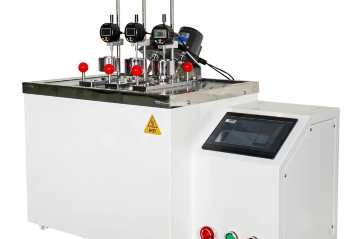 Heat deflection temperature (HDT) testing equipment